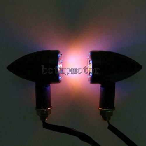 Mini señales de giro LED de plástico de 3,1" para Yamaha Road Star XV 1600 1700 Warrior - Imagen 7 de 8