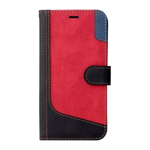 For Various Models New Three Color Splicing Wallet PU Leather Case Skins Cover - Picture 7 of 20