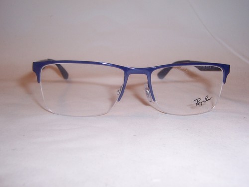 NEU Ray Ban BRILLE RX 6335 BLAU AUF GUNMETAL 2947 54mm ORIGINAL RB6335 - Bild 4 von 7