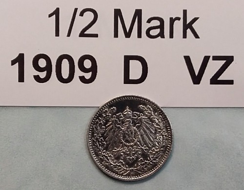 Kaiserreich 1/2 Mark 1905-1919, Jäger 16, 2,78g 900er Silber, AUSWAHL (S2-2 - Bild 81 von 257