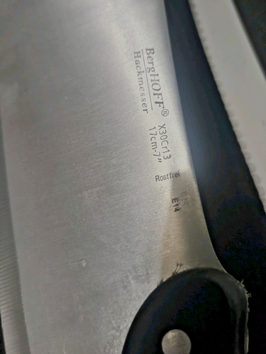Set of 4 Restaurant Kitchen Knives - Dexter-Russel, BergHOFF Hackmesser, & more - Picture 2 of 7