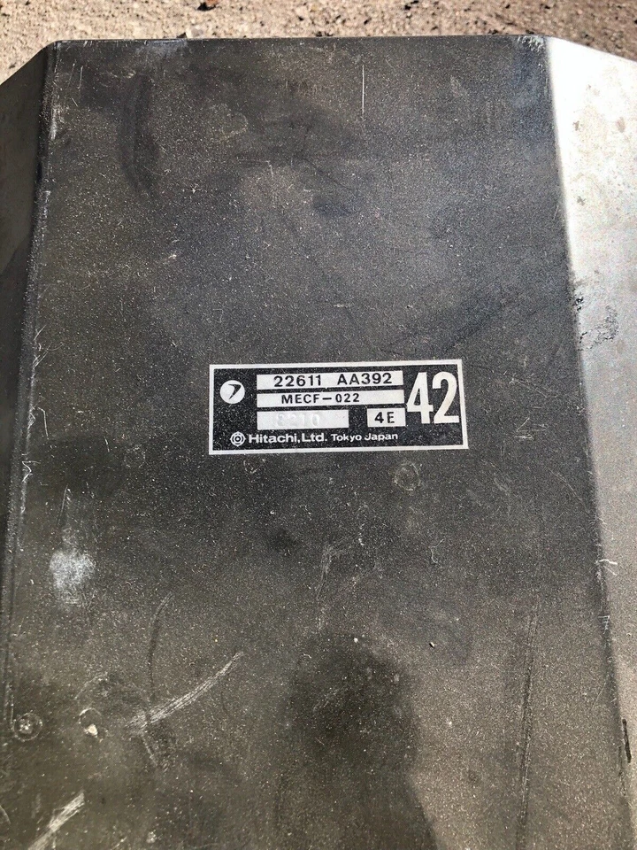 Módulo de control del motor Subaru Pass Loyal 1988-93, 22611 AA392, OEM Foto 2 de 4