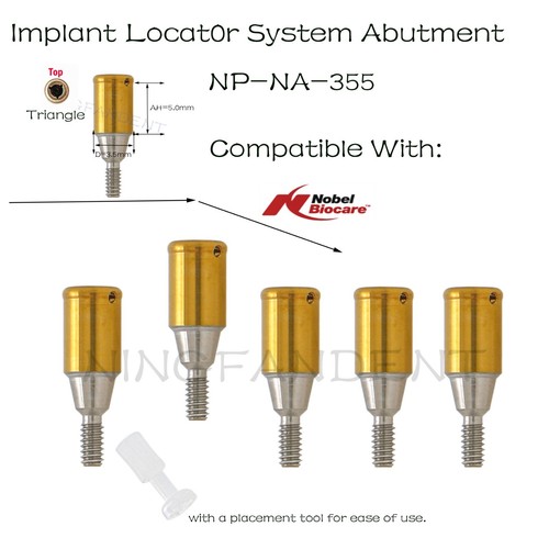 Pilar localizador de implantes 5 piezas para Nobel Biocare NP/RP cónico 1-5,0 mm GH - Imagen 13 de 42