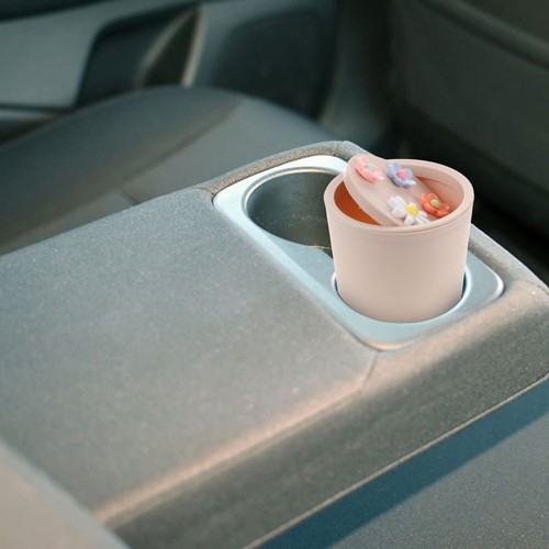 Auto Mülleimer Süßer Auto-Mülleimer Getränkehalter-Mülleimer Fürs - Bild 12 von 12