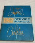 1962 Chrysler Imperial Service Repair Workshop Shop Manual Oem