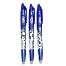 3 PENNE PILOT ROLLER FRIXION 0.7 MM BLU