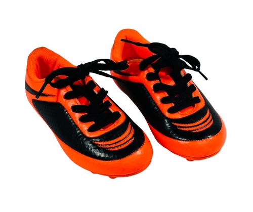 Vizani Jugend Fußballschuhe Größe 8 orange & schwarz wasserabweisend drinnen draußen - Bild 1 von 10