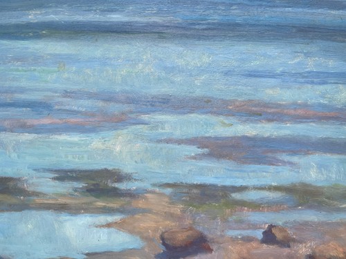Albert Johannsen 1890-1975 " Watt " Ölgemälde Nordsee Wattenmeer Marine Maritim - Bild 7 von 14