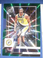 2022-23 Donruss Basketball Green Holo Laser Myles Turner Indiana Pacers FOIL MVP