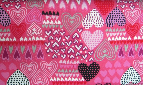 Cotton Flannel Tie Dye Watercolor Hearts Rescue Love rainbow scales FQ HY BTY - Picture 4 of 21