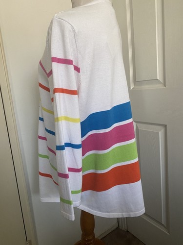 Top manga 3/4 multicolor Alison Sheri Plus talla XXL NUEVO CON ETIQUETAS - Imagen 6 de 9