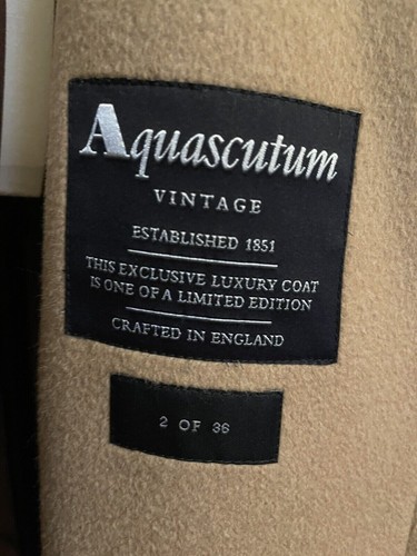 Aquascutum Vintage, Limited Edition Coat, Size 10/12. New Without Tags. - Picture 6 of 9
