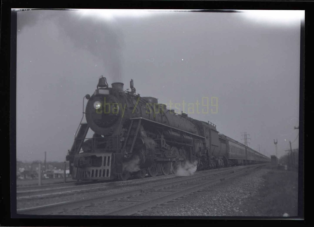 1958 GTW Grand Trunk Western 4-8-4 Steam Locomotive - Vtg