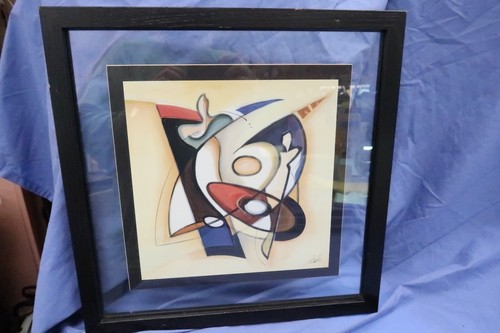 ALFRED ALEXANDER GOCKEL Framed ABSTRACT 2 Art Prints JAM & BLUES SESSION Framed - Picture 15 of 22