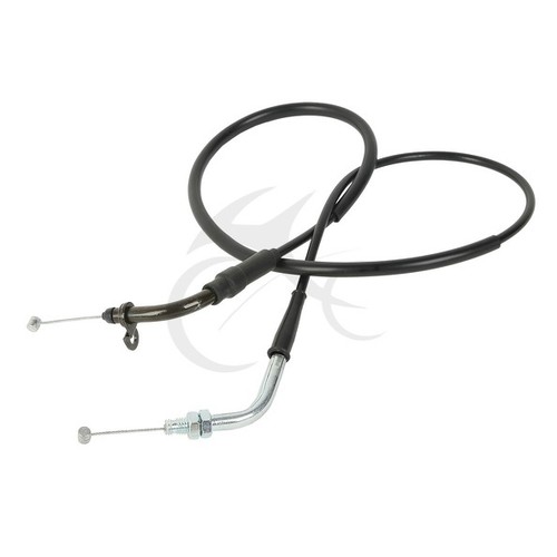 Motorcycle Black Hyosung Throttle Cable Fit For Hyosung United Motors GV 650 - Picture 2 of 6