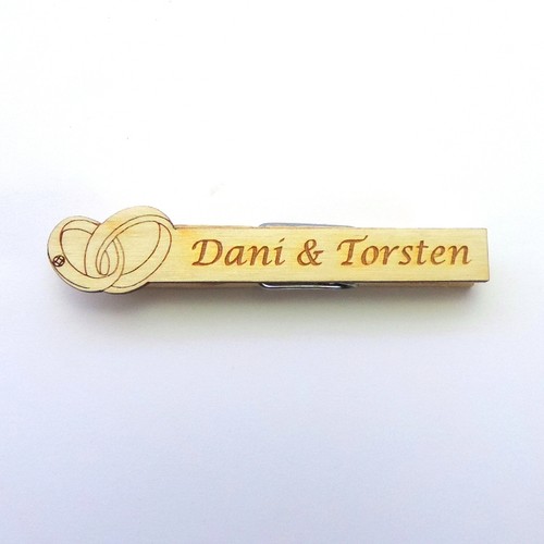 Pinza para ropa Glupperl con inscripción novios personalizada regalar dinero - Imagen 4 de 4