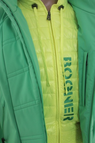 Bogner Women's Ski Jacket SVENA - T Red Green Yellow Size 36 S New - Picture 5 of 9