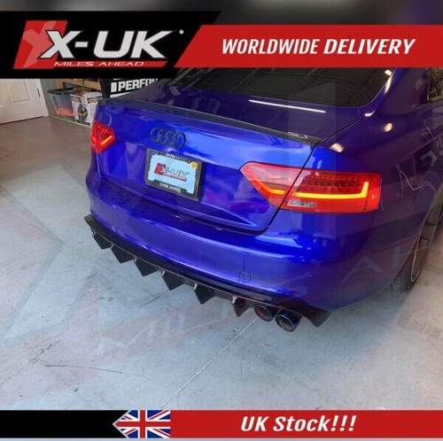 Audi A5 S-Line S5 Coupe 2007–2012 Rear Diffuser – FRP Rear Valance - Picture 10 of 10