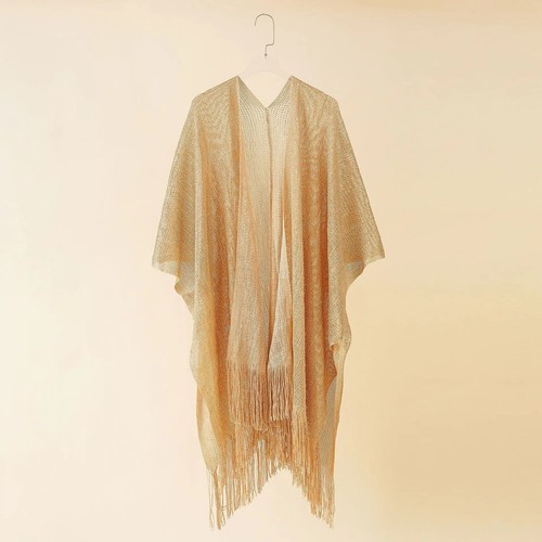 Swimsuit Cover-ups Fashion Tassel Gold Bikini Beach Cover Up Sexy Dress Tunics - Bild 21 von 31