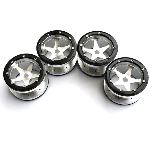 4PCS 2.2" Metal Beadlock 1/10 RC Wheel Rim For Crawler Axial Wraith TRX-4 D90 - Picture 10 of 11