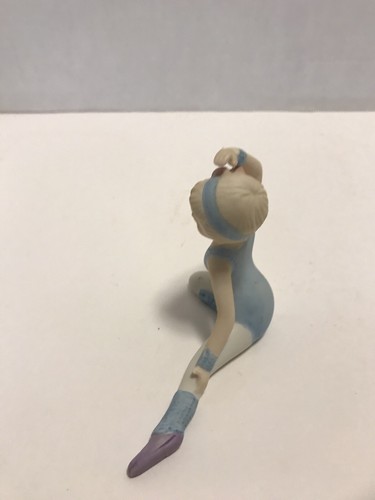 Homoco 1406 Ballerina In A Blue Tu-Tu Porcelain Figurine Mint Condition - Picture 6 of 7