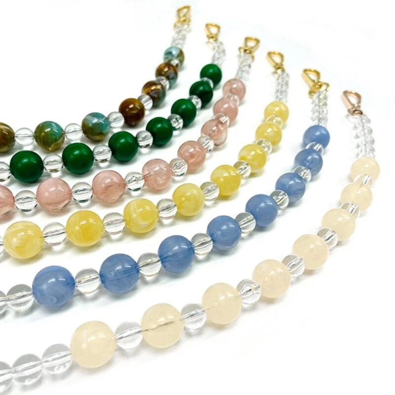 Belt Bag Chain Strap Replacement Round Bead Handbag Accessory