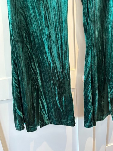 Extro & Vert petite dark green velvet flared trouser suit - BNWT - Picture 17 of 18