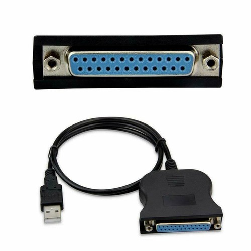 New USB to IEEE 1284 DB25 25-Pin Parallel Printer Female Adapter Cable Cord - Picture 4 of 4