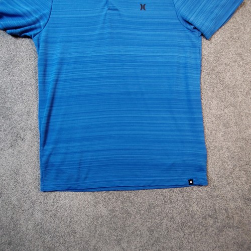 Hurley Heathered Blue Crew Neck Tee Men's Size Small Casual Golf Polo Football - Picture 9 of 12