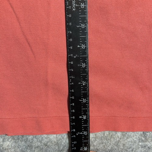 Vintage Patagonia Polo Short Men’s Large Organic Cotton Pullover Orange Flaw - Bild 9 von 10