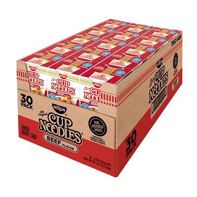 Nissin Top Ramen Cup Of Noodles Soup Beef Flavor 2 25 Oz 30 Ct Ebay Nissin Top Ramen Cup Of Noodles Soup Beef Flavor 2 25 Oz 30 Ct Ebay