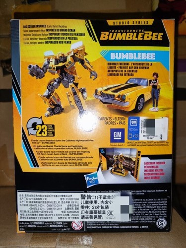 Transformers Buzzworthy Bumblebee Studio Deluxe 15BB Action Figure Hasbro New - Picture 12 of 12
