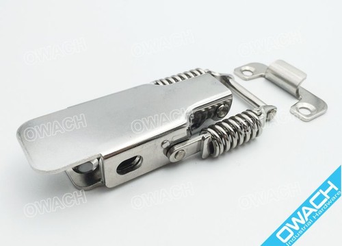 Abrazadera de resorte de captura de palanca de 4""/3"" con pestillo de acero inoxidable para 200 bls de alta resistencia - Imagen 15 de 15