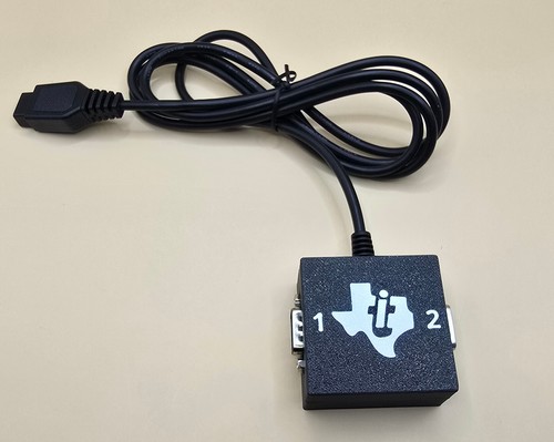 Texas Instruments TI-99/4A dual Atari Joystick Adapter with wired case (NEW) - Picture 9 of 14