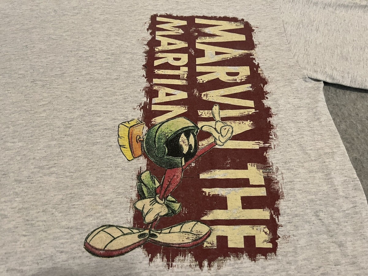 Vintage Marvin the Martian Gray Shirt Single Stitch | eBay