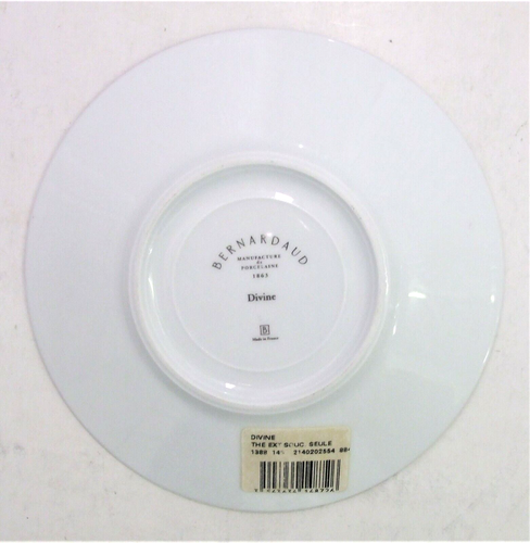 Platillo de té Bernardaud Divine porcelana Limoges - 5 1/2" diámetro - precio de venta sugerido por el fabricante: 101,00 USD - Imagen 3 de 4