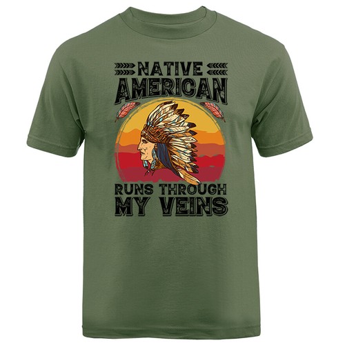 Camiseta gráfica de indios nativos americanos - Imagen 11 de 17