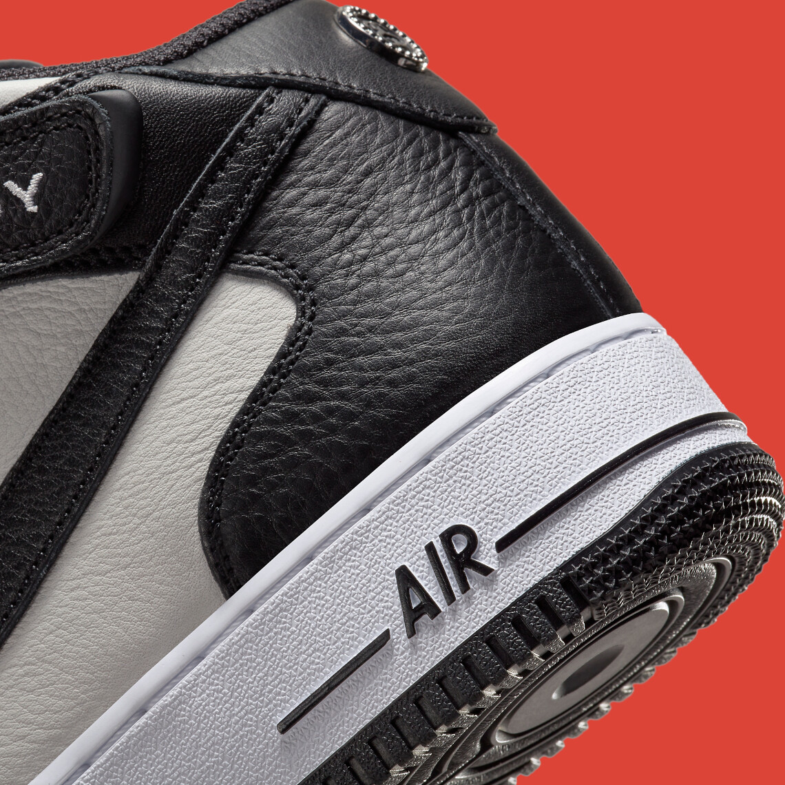 Nike Air Force 1 '07 Mid SP Stussy Panda Black White DJ7840