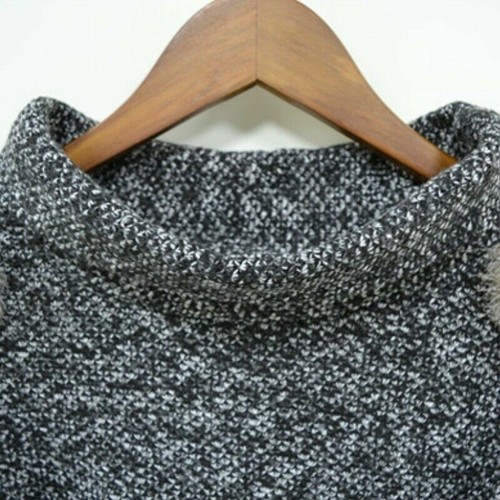 Lady Pom Pom Knitted Poncho Cape Shawl Wrap Bell Batwing Sleeve Tassel Tops Cute - Picture 7 of 14