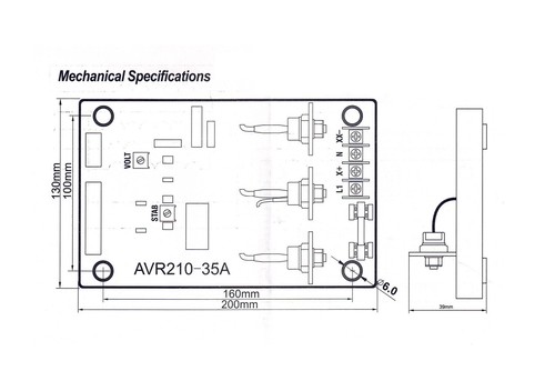 210-35A Low Excitation AVR - Bild 2 von 2