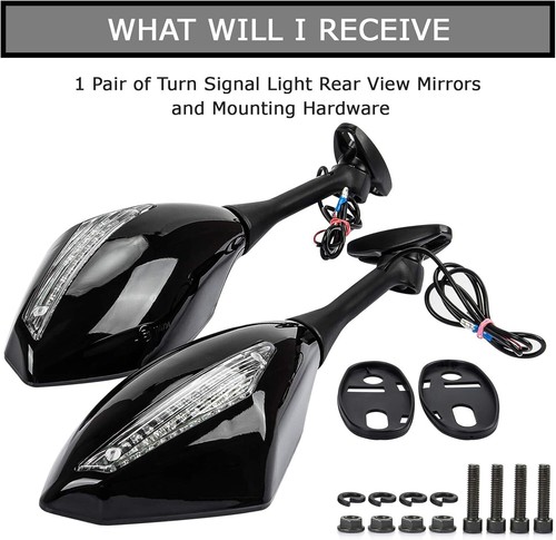 Espejo retrovisor para CBR600RR F4 F4I y la mayoría de las bicicletas deportivas de repuesto - Imagen 6 de 7