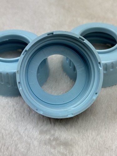 Vintage Hankscraft Nursmatic Nurser Collar 3 Blue Original Box Package Bottle - Imagen 8 de 10