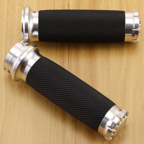 Empuñaduras de mano de 1" para manillar de motocicleta para Harley Touring Sportster Dyna Softail VRSC - Imagen 14 de 22