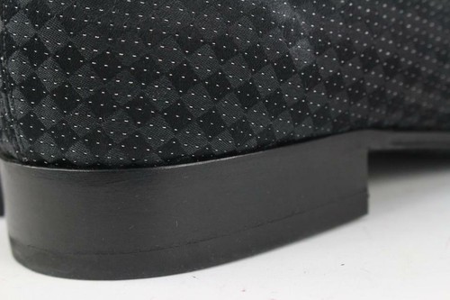 Louis Vuitton Mens US 9 Black Damier Sparkle Slip On Loafer Dress Shoe 1LV3L17 - Picture 10 of 12