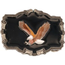 Bald Eagle Bird Hawk Falcon Hunter Western Vet Biker 80s NOS Vintage Belt Buckle