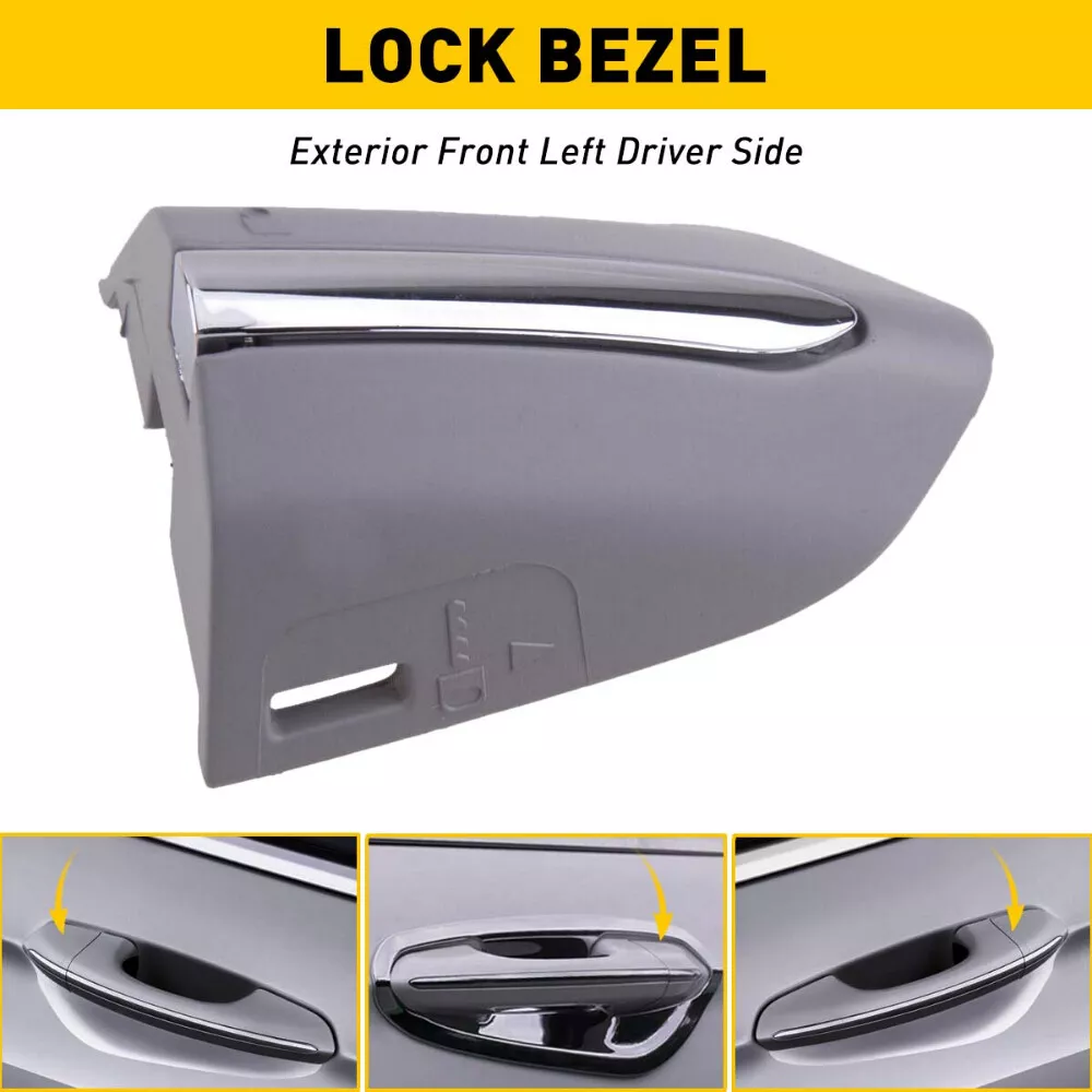 For Ford Driver Fusion 2013 2020 Left Handle Key Door Bezel Cover