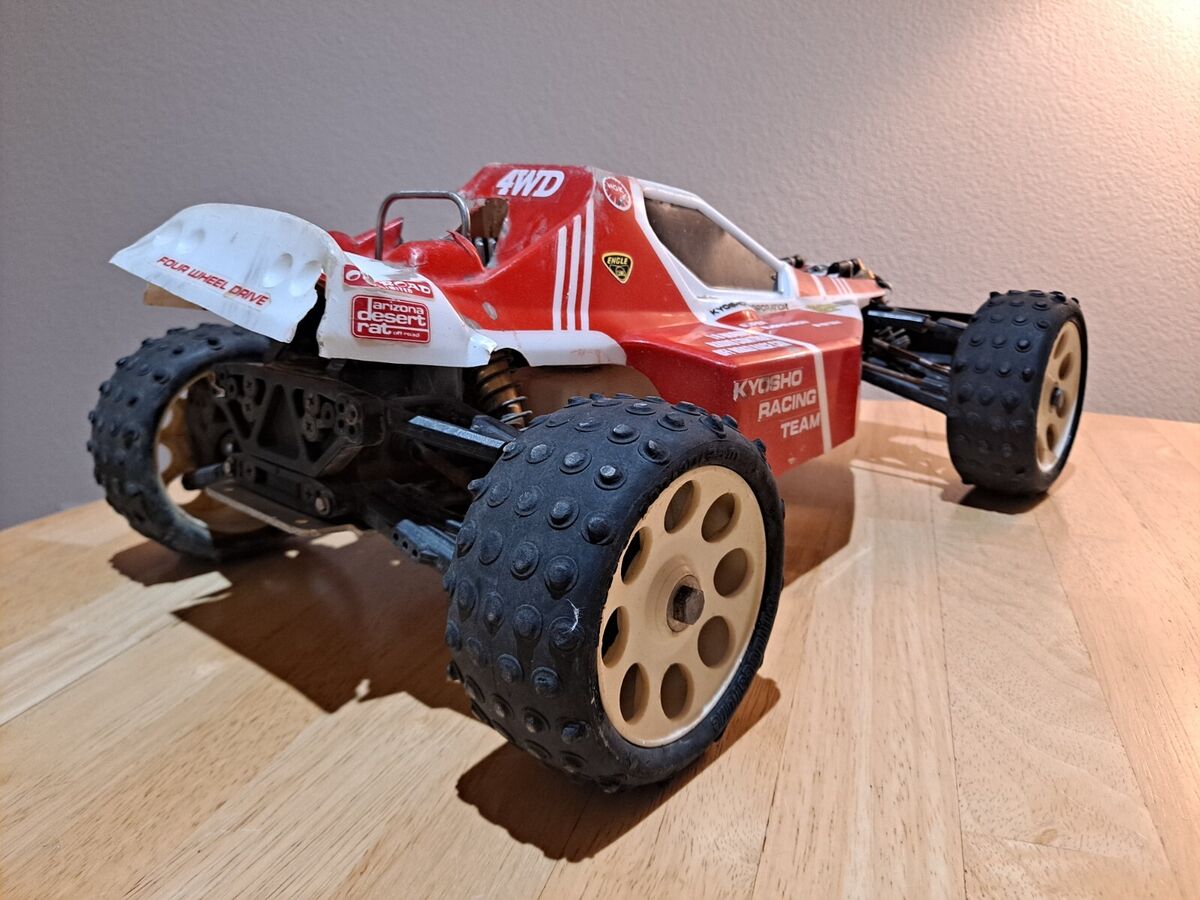 Kyosho 1/8TH Burns 4WD RC Buggy Car Original Painted Body Kyosho 1/8TH Burns 4WD RC Buggy Car Original Painted Body