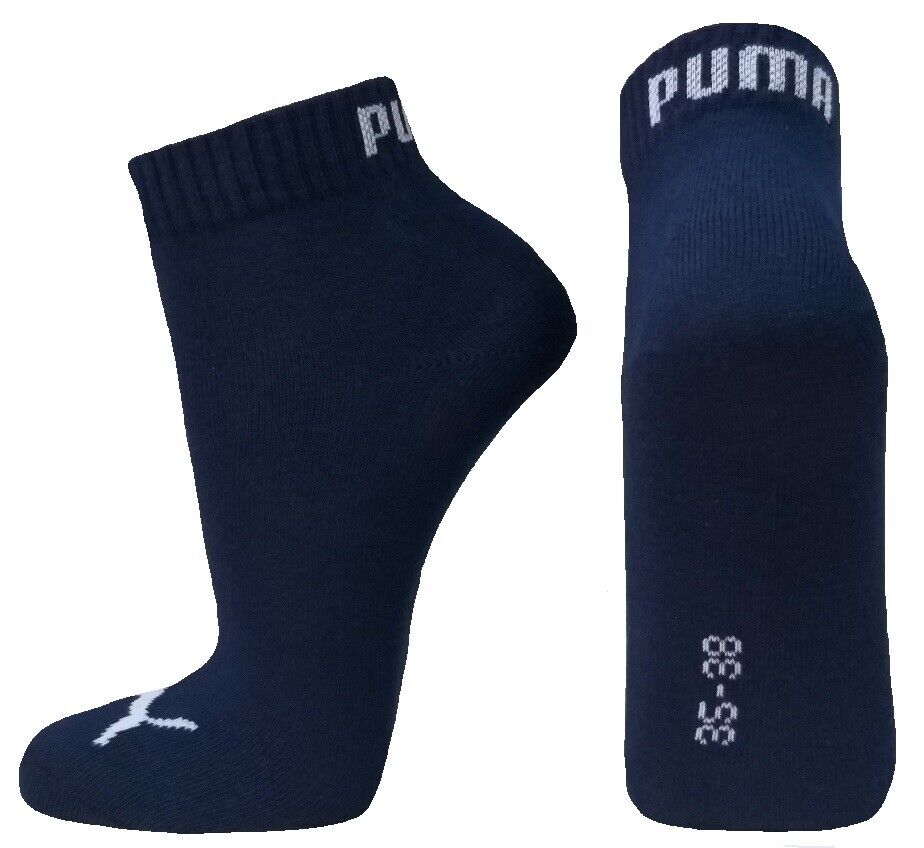 PUMA Baumwoll Quarter Klassik - Sneaker Socken in Kurzschaftform 14 Schaft