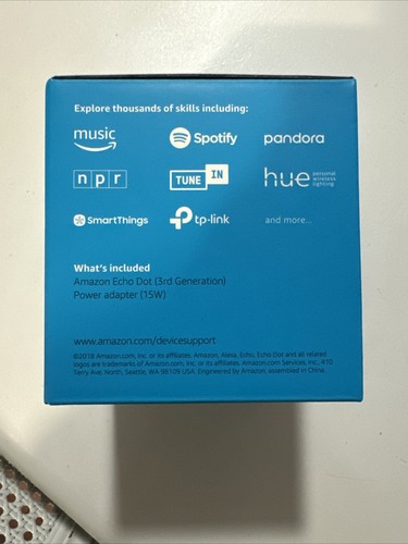 Amazon Echo Dot (3rd Generation) Smart Speaker - Charcoal - Picture 5 of 5