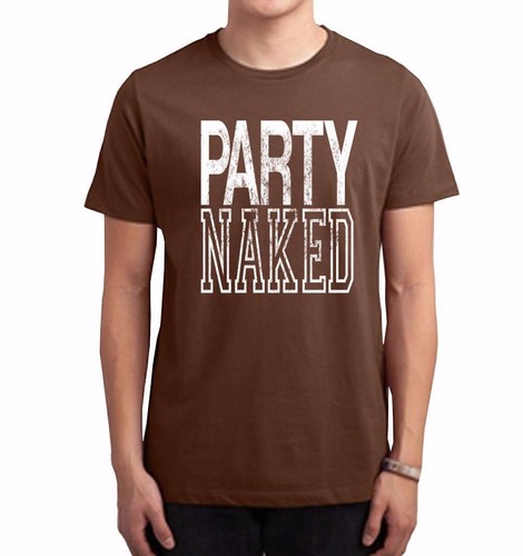 MAGLIETTA UOMO STAMPATA FESTA NUDA DIVERTENTE MMA VINTAGE LETTERING GRAPHIC DESIGN T-SHIRT - Foto 13 di 18